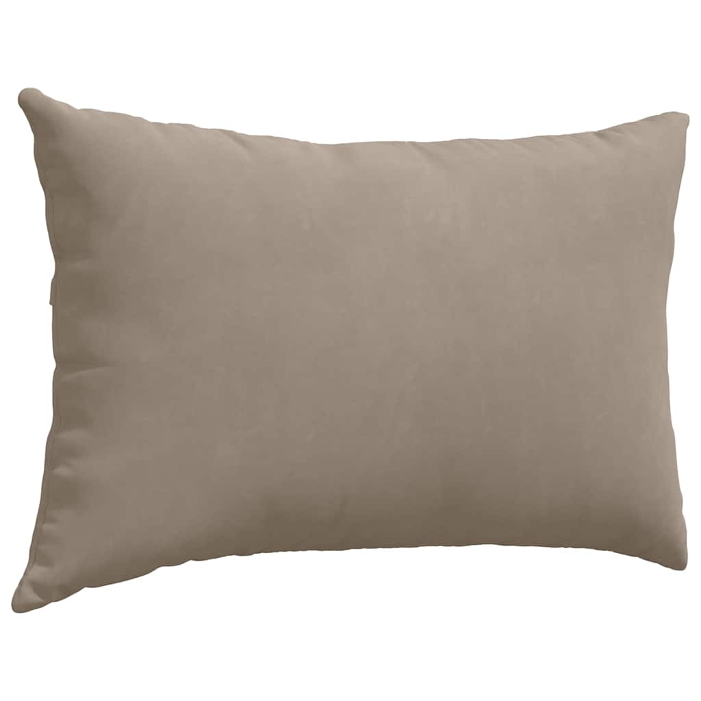 Sofa Kussens 2 stuks Taupe 60 x 40 cm Stof – afbeelding 5