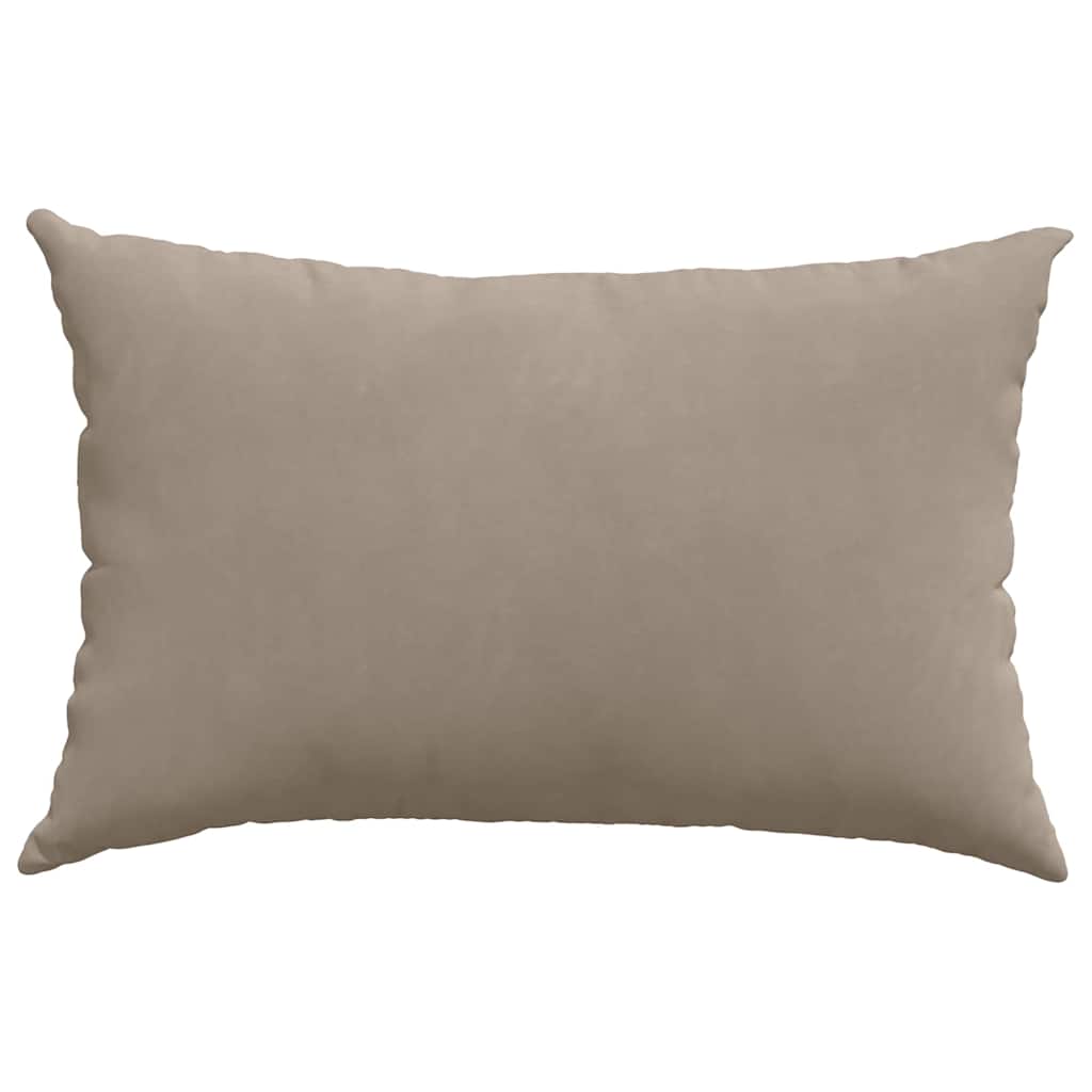 Sofa Kussens 2 stuks Taupe 60 x 40 cm Stof – afbeelding 6