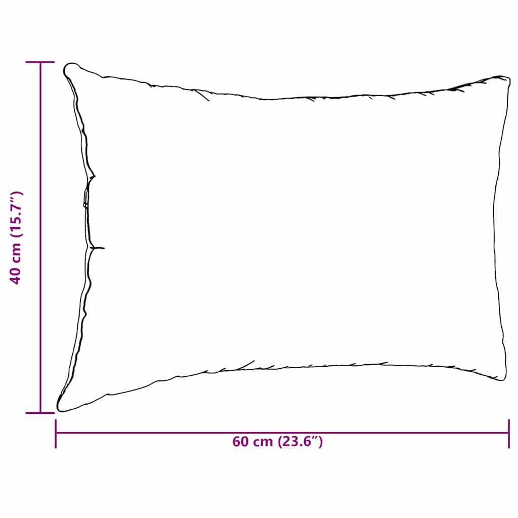 Sofa Kussens 2 stuks Taupe 60 x 40 cm Stof – afbeelding 9