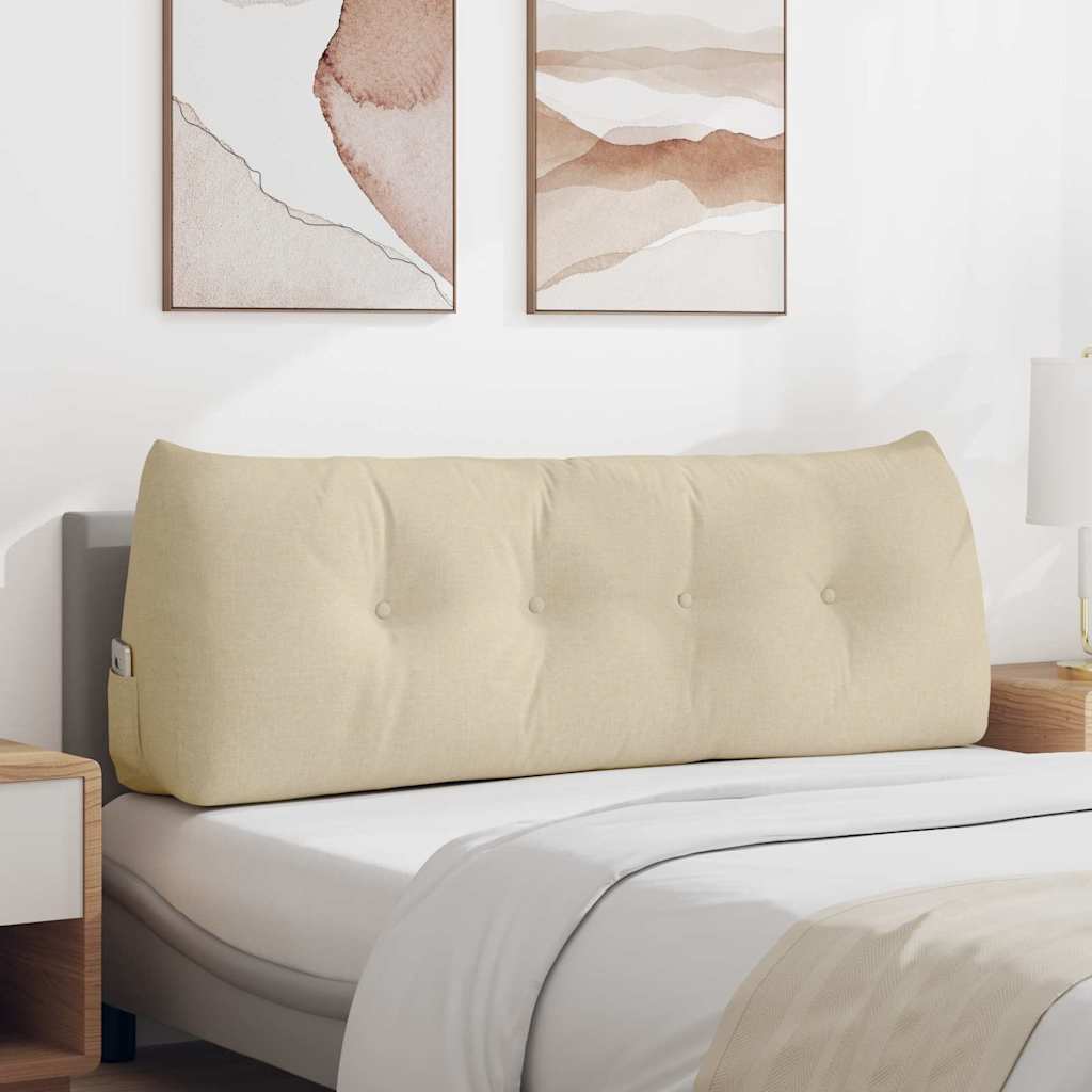 Rugkussen Crème 140 x 24 x 50 cm Stof