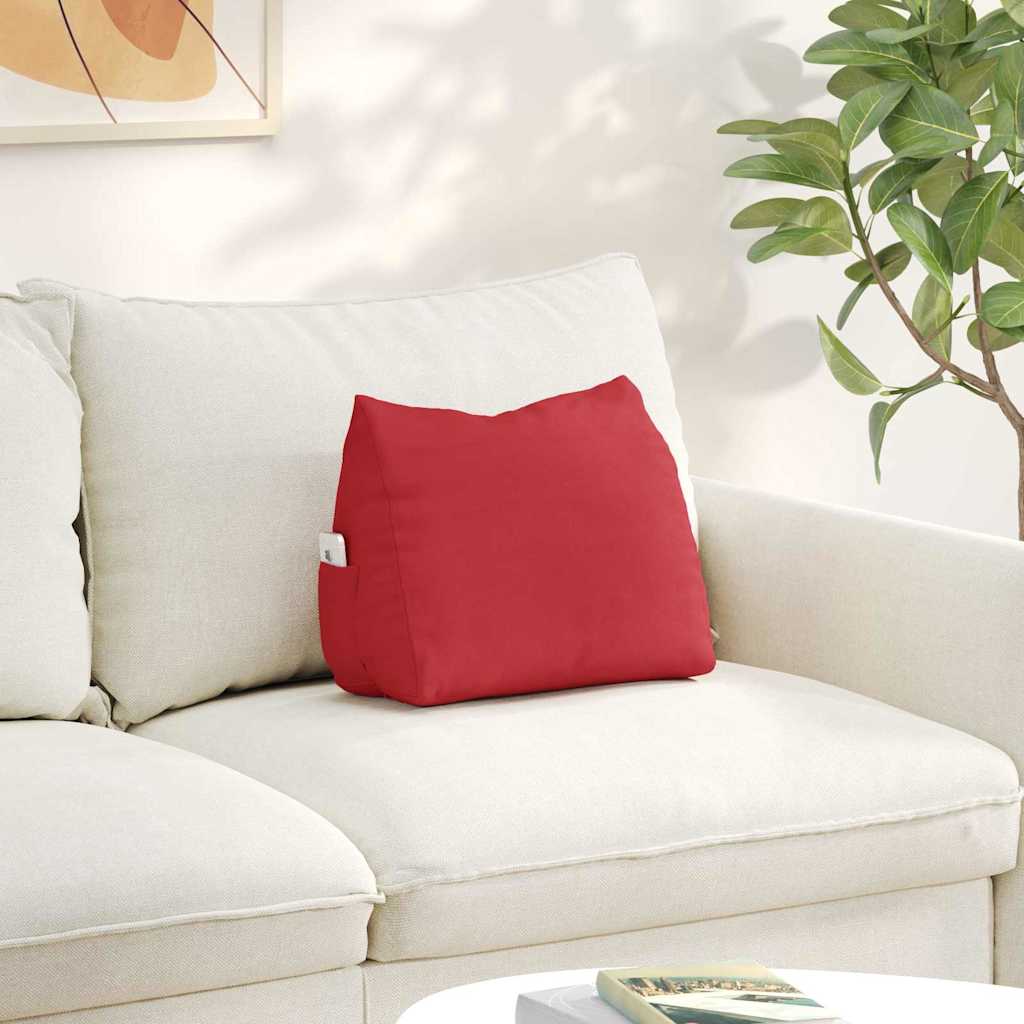 Rugkussen Rood 45 x 20 x 35 cm Stof
