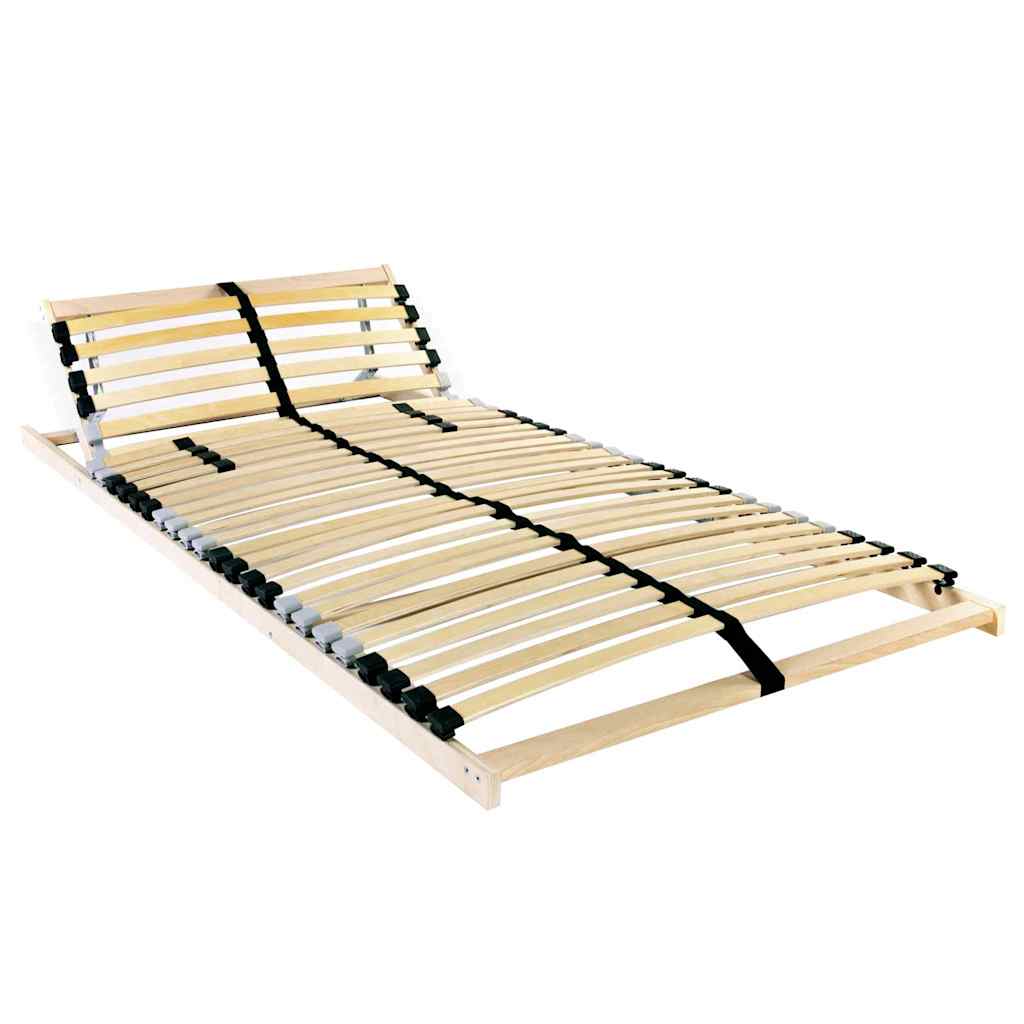 Lattenbodem Bruin 70 x 190 cm Massief beukenhout