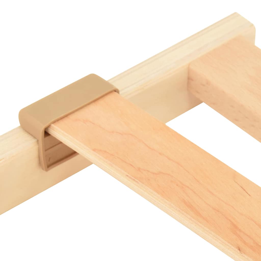 Lattenbodem Bruin 90 x 190 cm Massief beukenhout – afbeelding 4