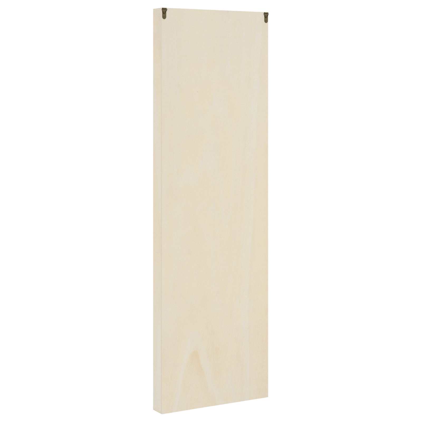 Muurdisplaykast met plank Beige 30 x 4,5 x 96 cm Bewerkt hout – afbeelding 5