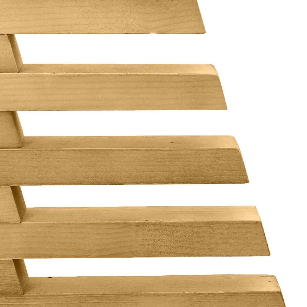 Houten kerstboom met standaard Bruin 180 cm Massief grenenhout – afbeelding 10