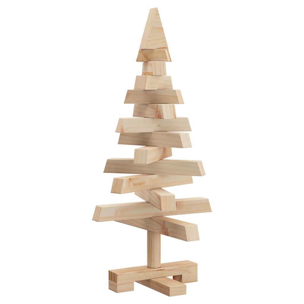 Kerstbomen met standaard Naturel 60 cm Massief grenenhout – afbeelding 2
