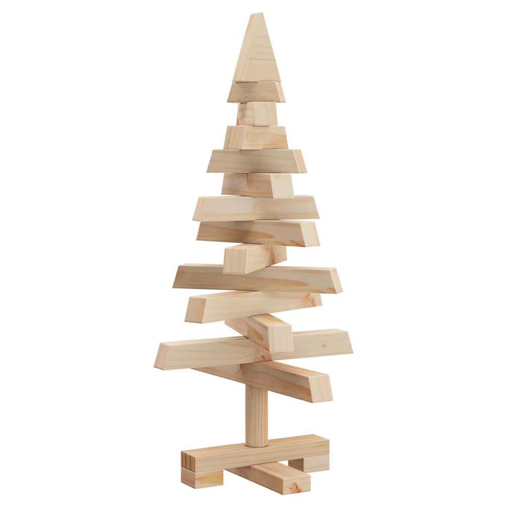 Kerstbomen met standaard Naturel 60 cm Massief grenenhout – afbeelding 7