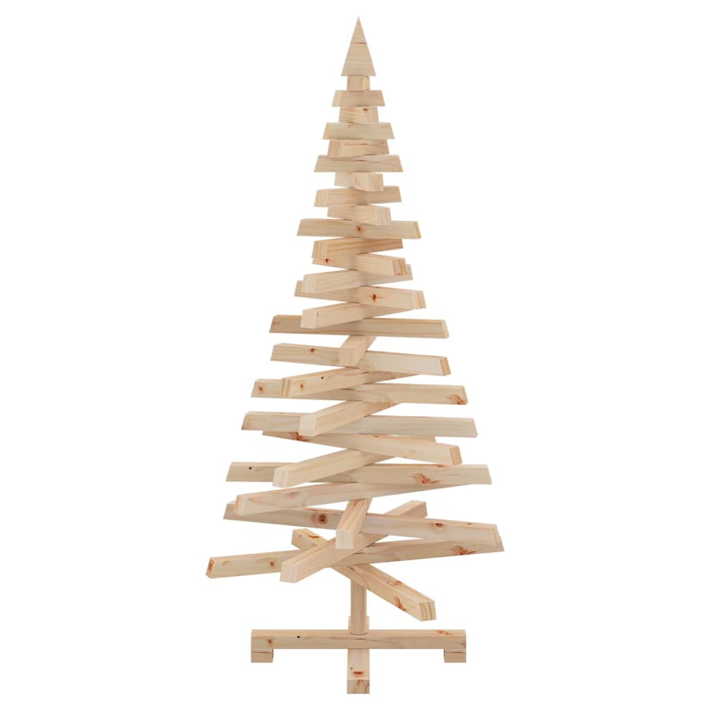 Kerstbomen met standaard Naturel 120 cm Massief grenenhout – afbeelding 7