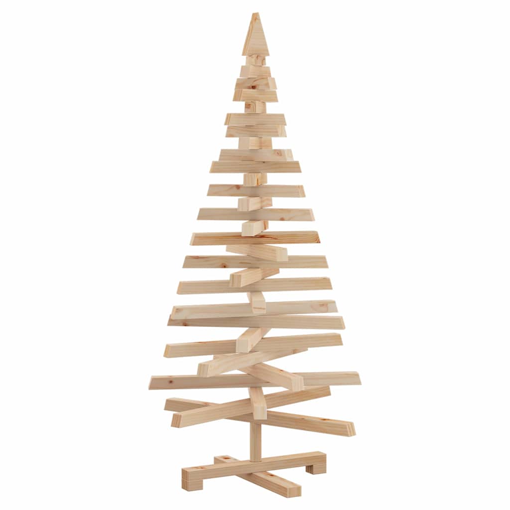 Kerstbomen met standaard Naturel 120 cm Massief grenenhout – afbeelding 9