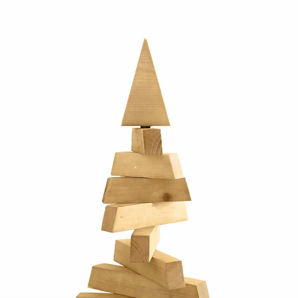 Kerstbomen met standaard Bruin 150 cm Massief grenenhout – afbeelding 10