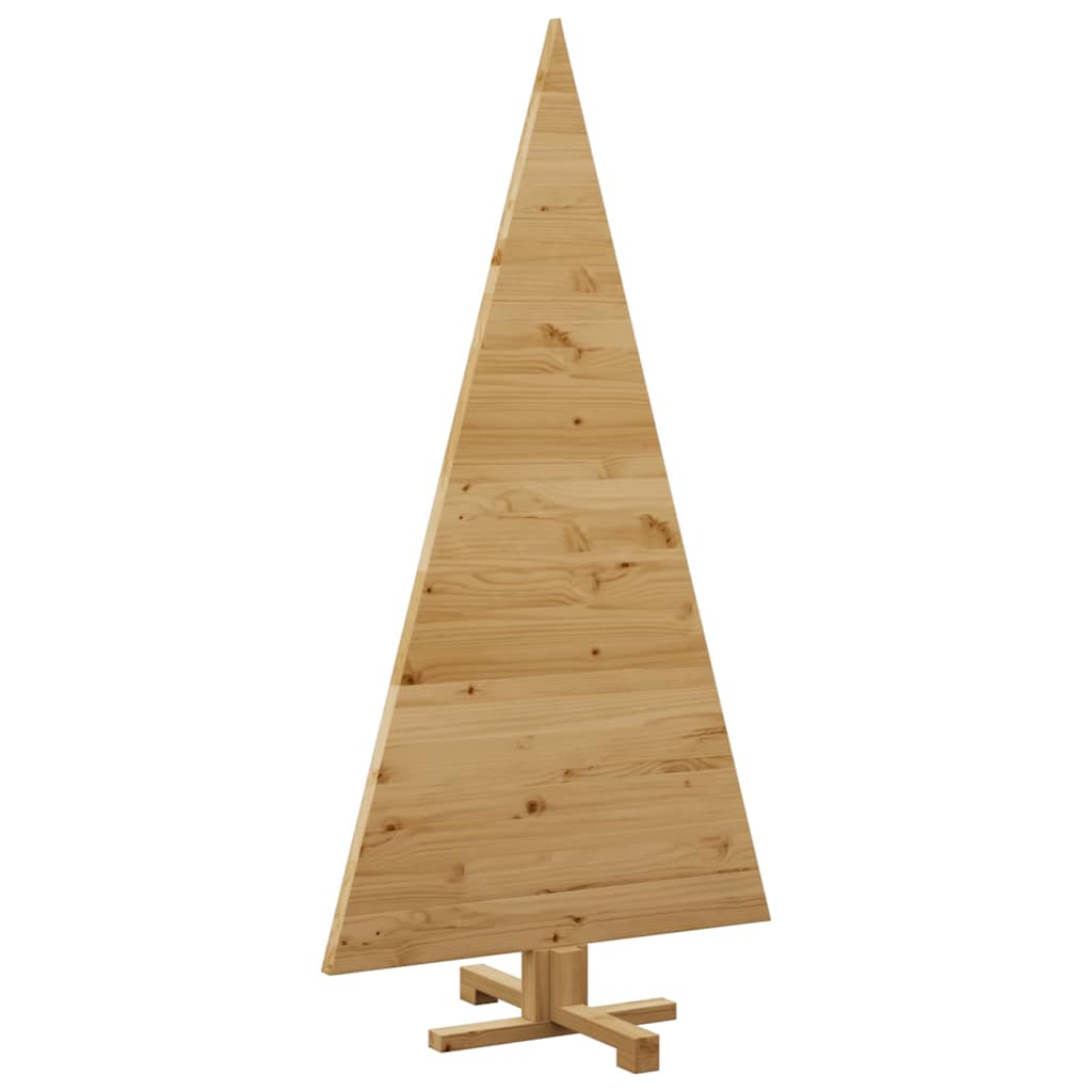 Kerstbomen met standaard Bruin 150 cm Massief grenenhout – afbeelding 5