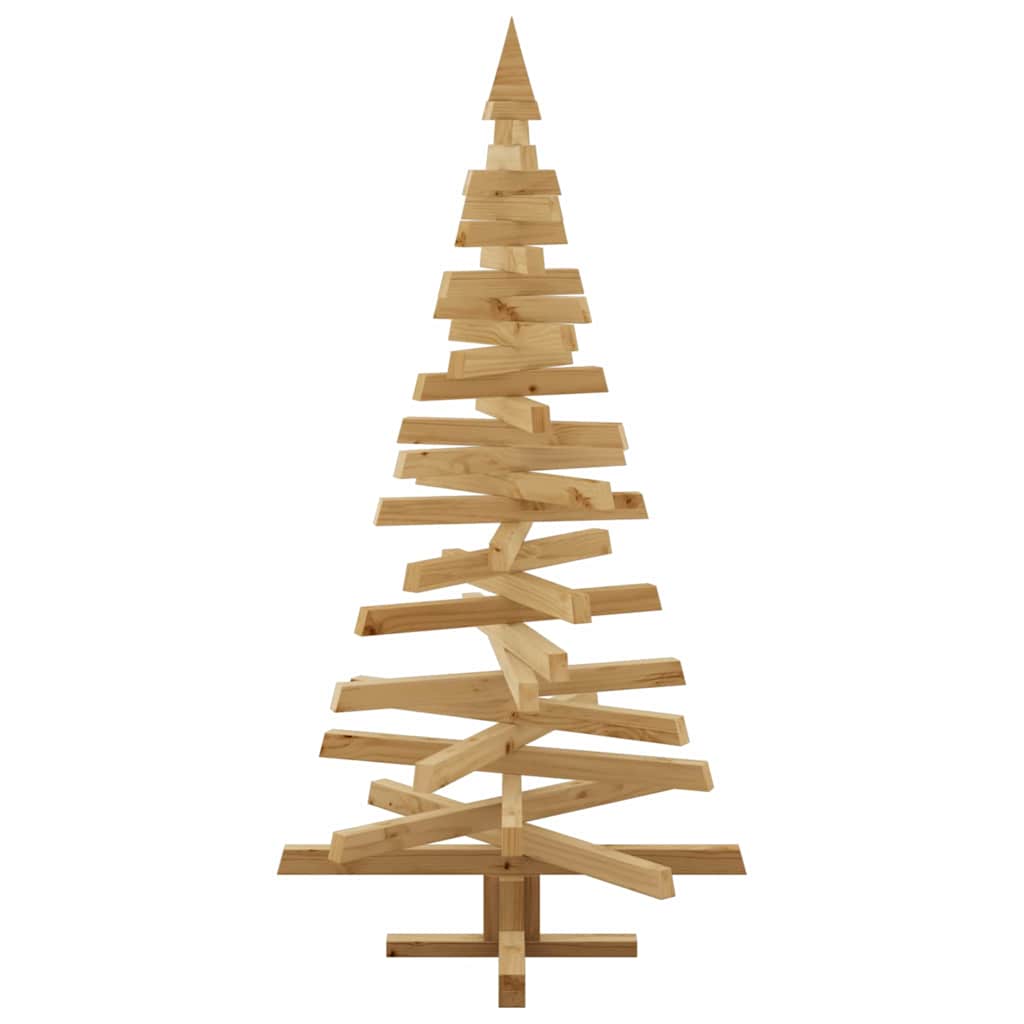 Kerstbomen met standaard Bruin 150 cm Massief grenenhout – afbeelding 7