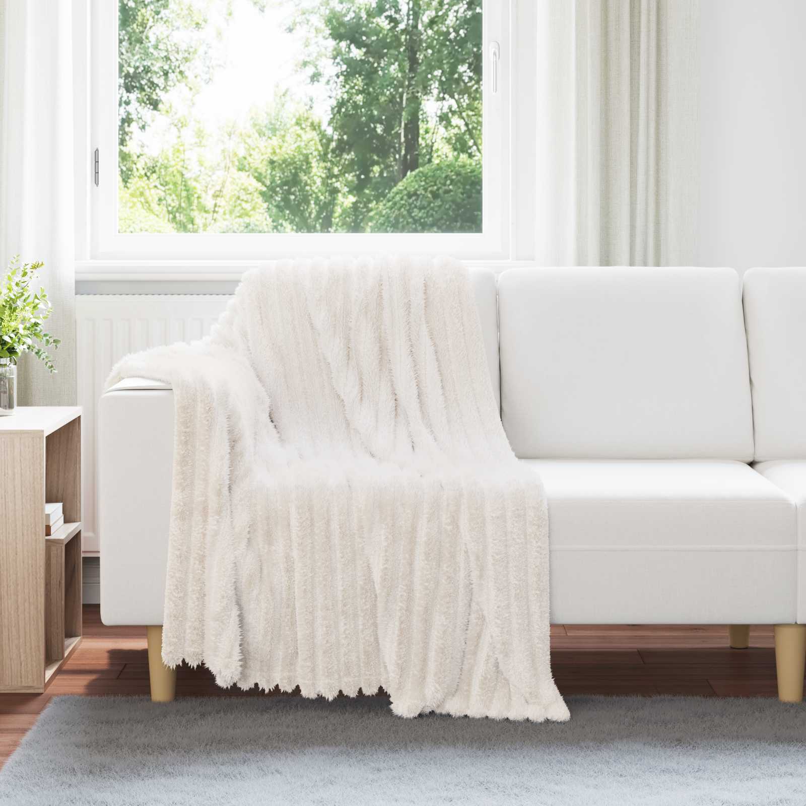 Gooi Deken Crème 150 x 130 cm Fleece