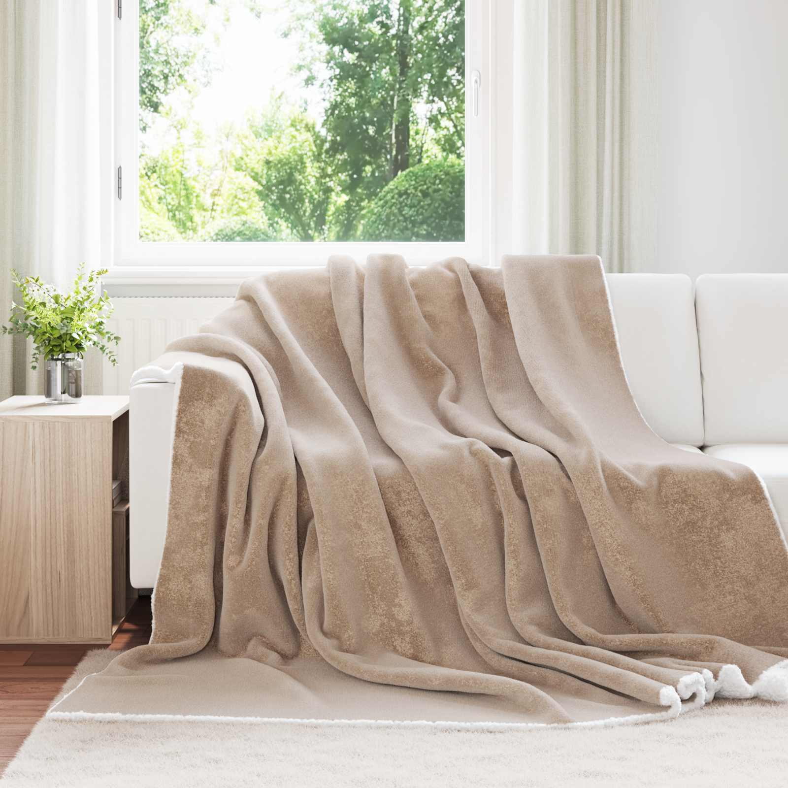 Gooi Deken Kameel 220 x 240 cm Fleece