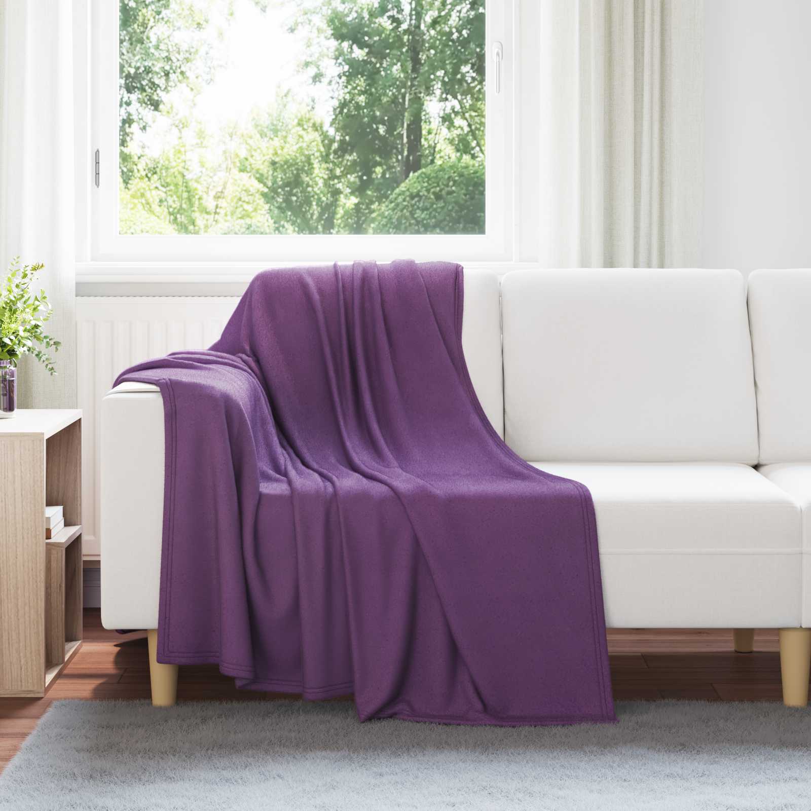 Kleden 24 pcs Paars 170 x 130 cm Fleece – afbeelding 1