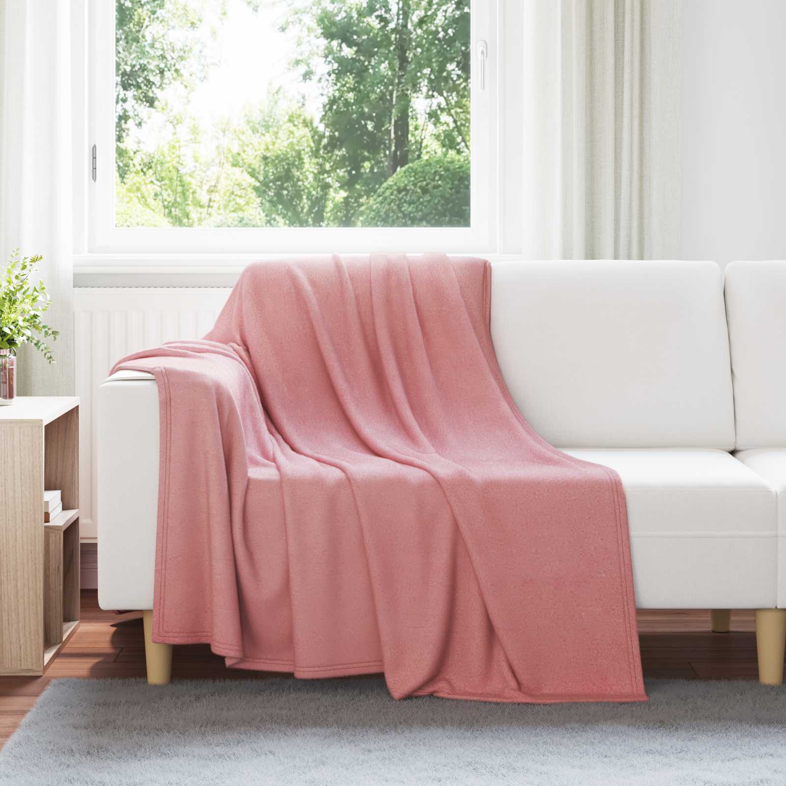 Kleden 24 pcs Roze 200 x 150 cm Fleece – afbeelding 1