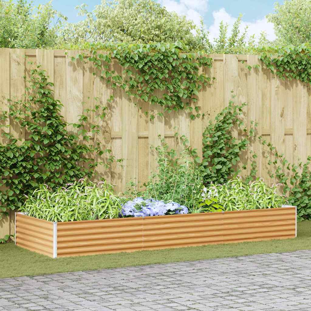 Verhoogde plantenbak 290 x 100 x 36 cm Gegalvaniseerd staal