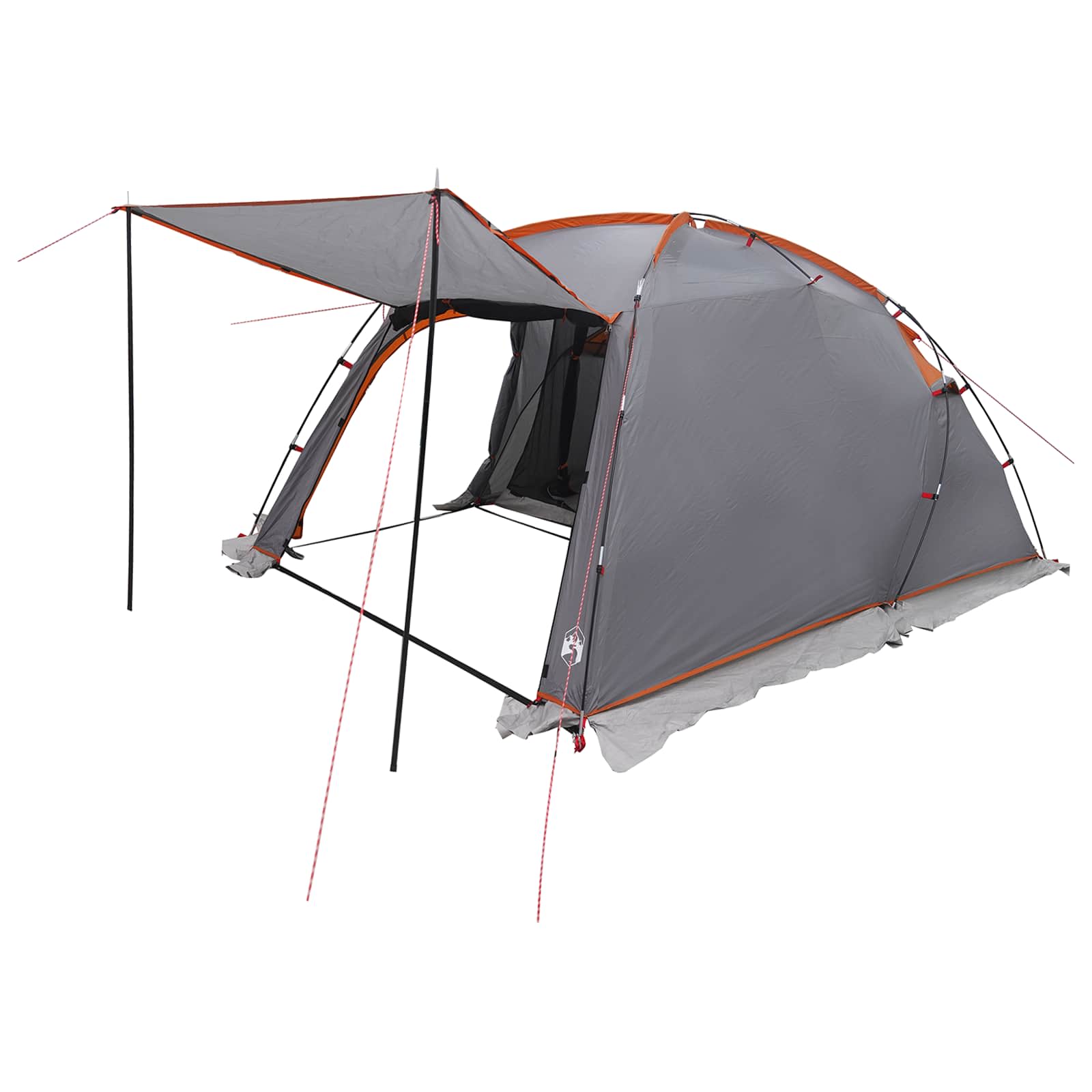 Tunneltent Grijs en Oranje 361 x 235 x 147 cm – afbeelding 2