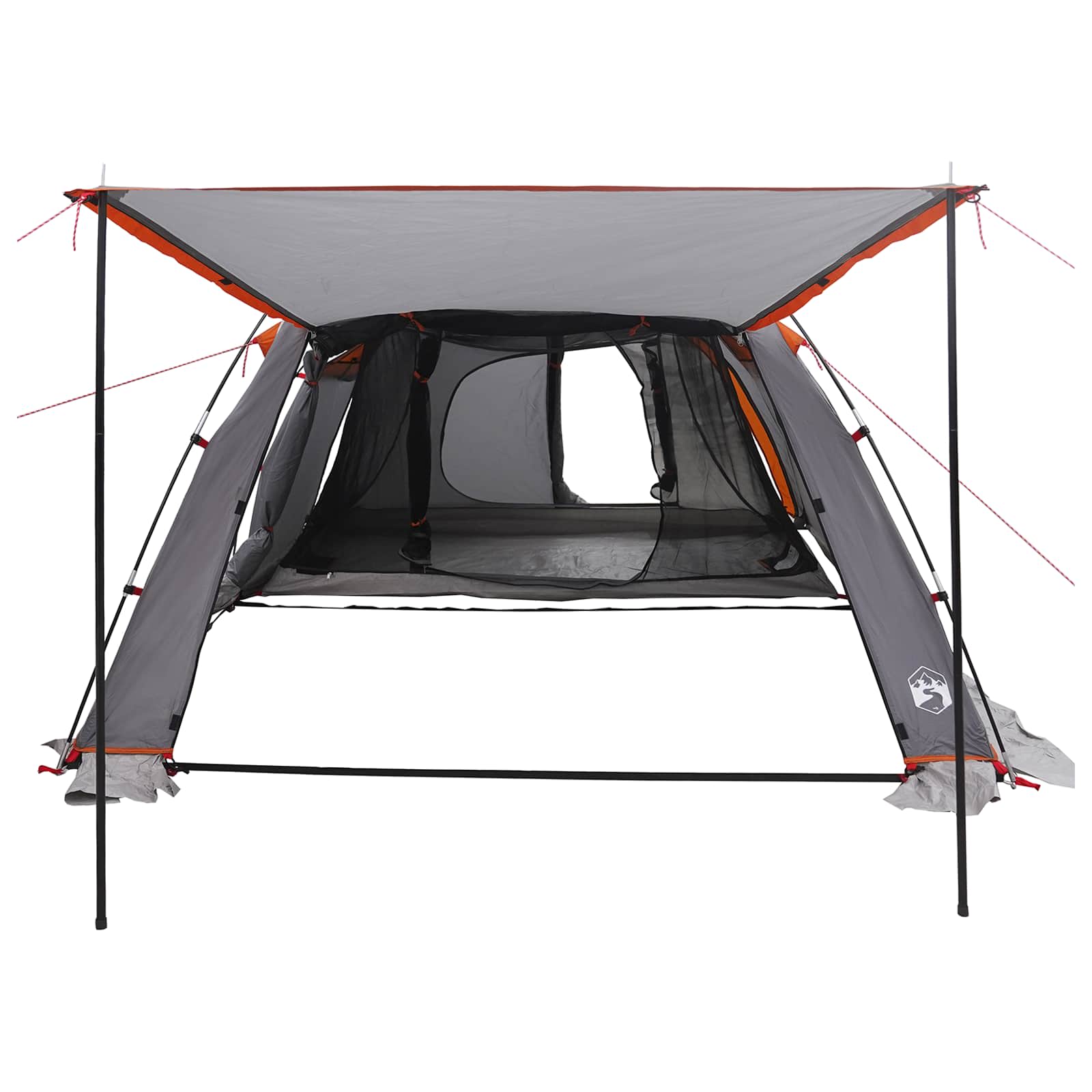 Tunneltent Grijs en Oranje 361 x 235 x 147 cm – afbeelding 4