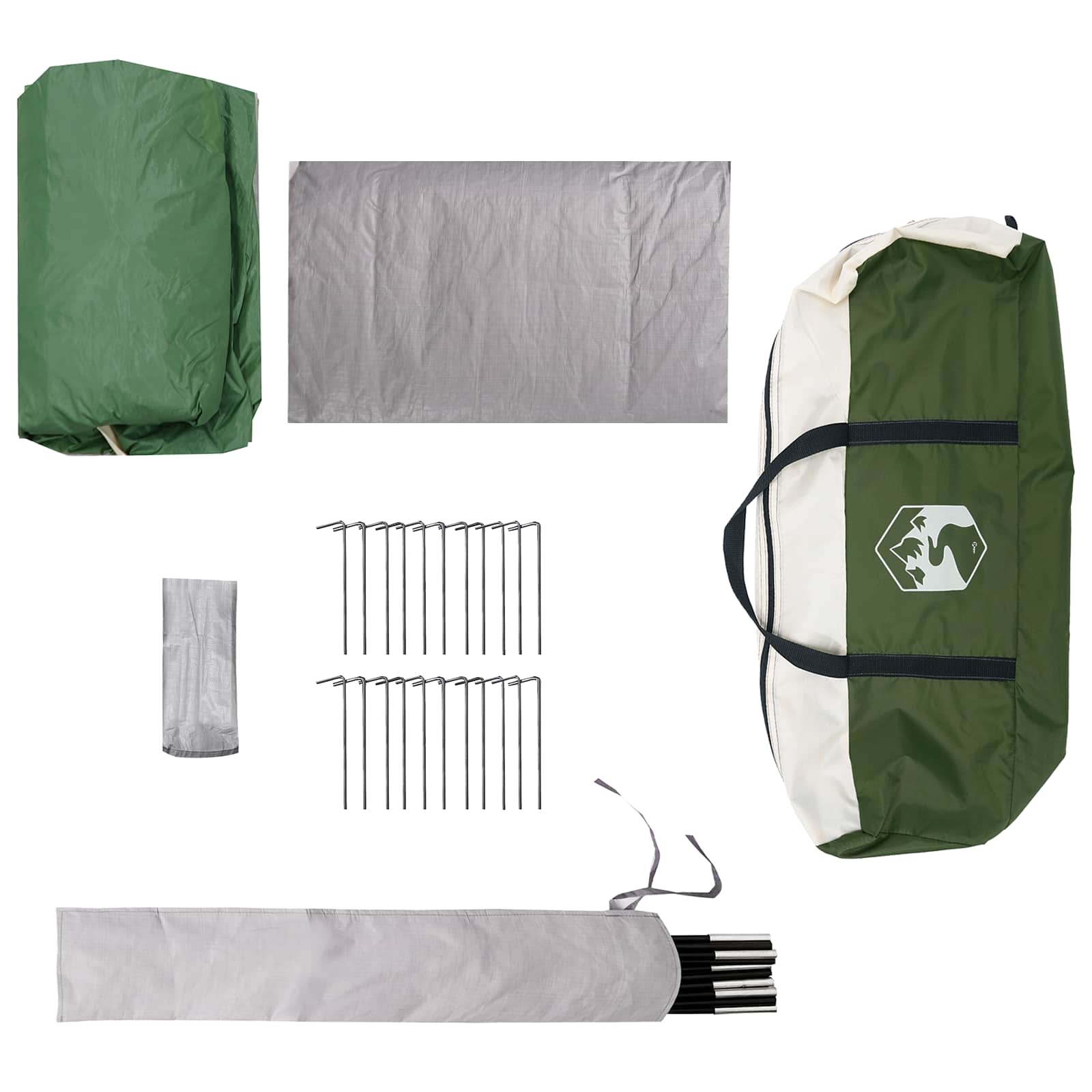 Tunneltent Groen 520 x 260 x 175 cm – afbeelding 8