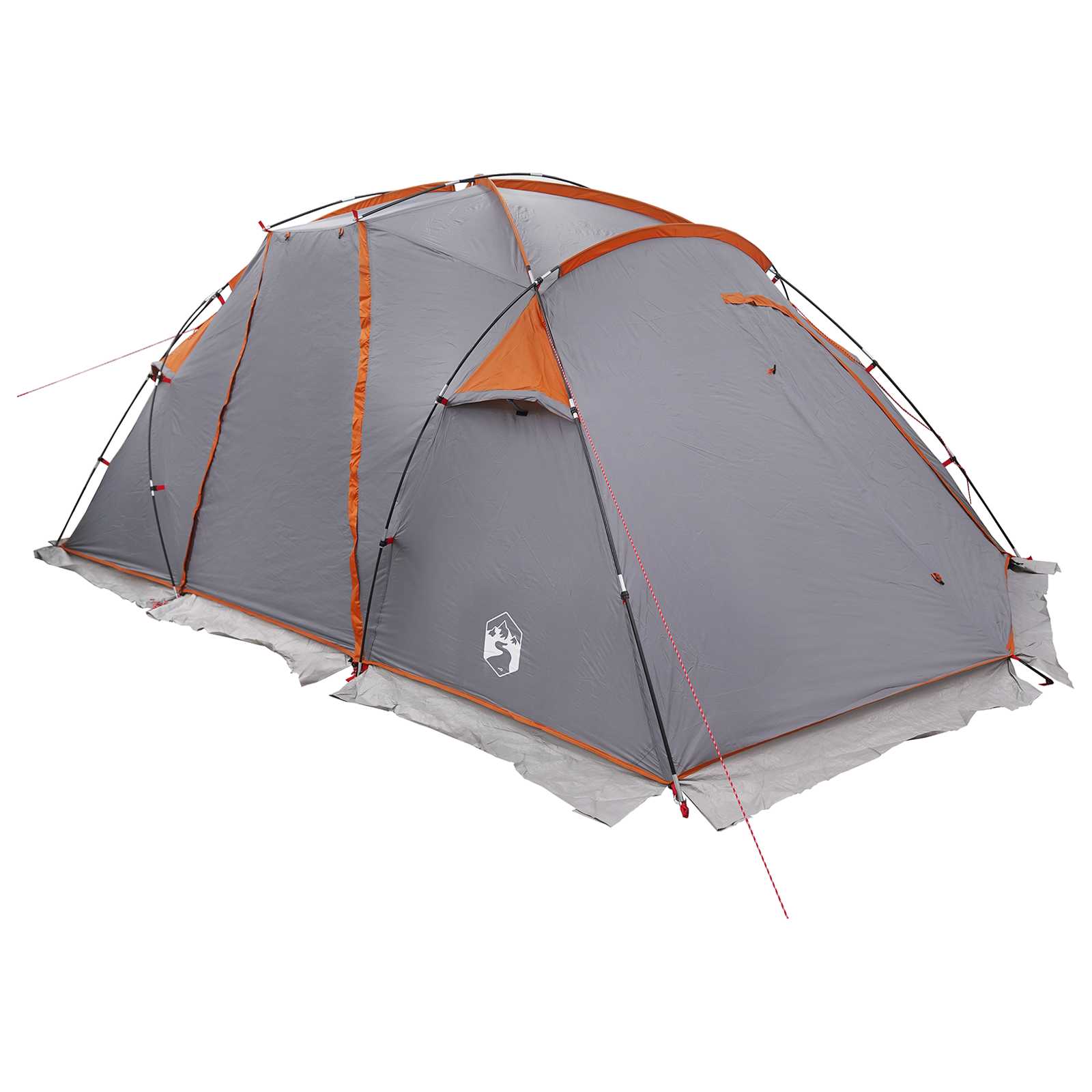 Tunneltent Grijs en Oranje 520 x 260 x 175 cm – afbeelding 3
