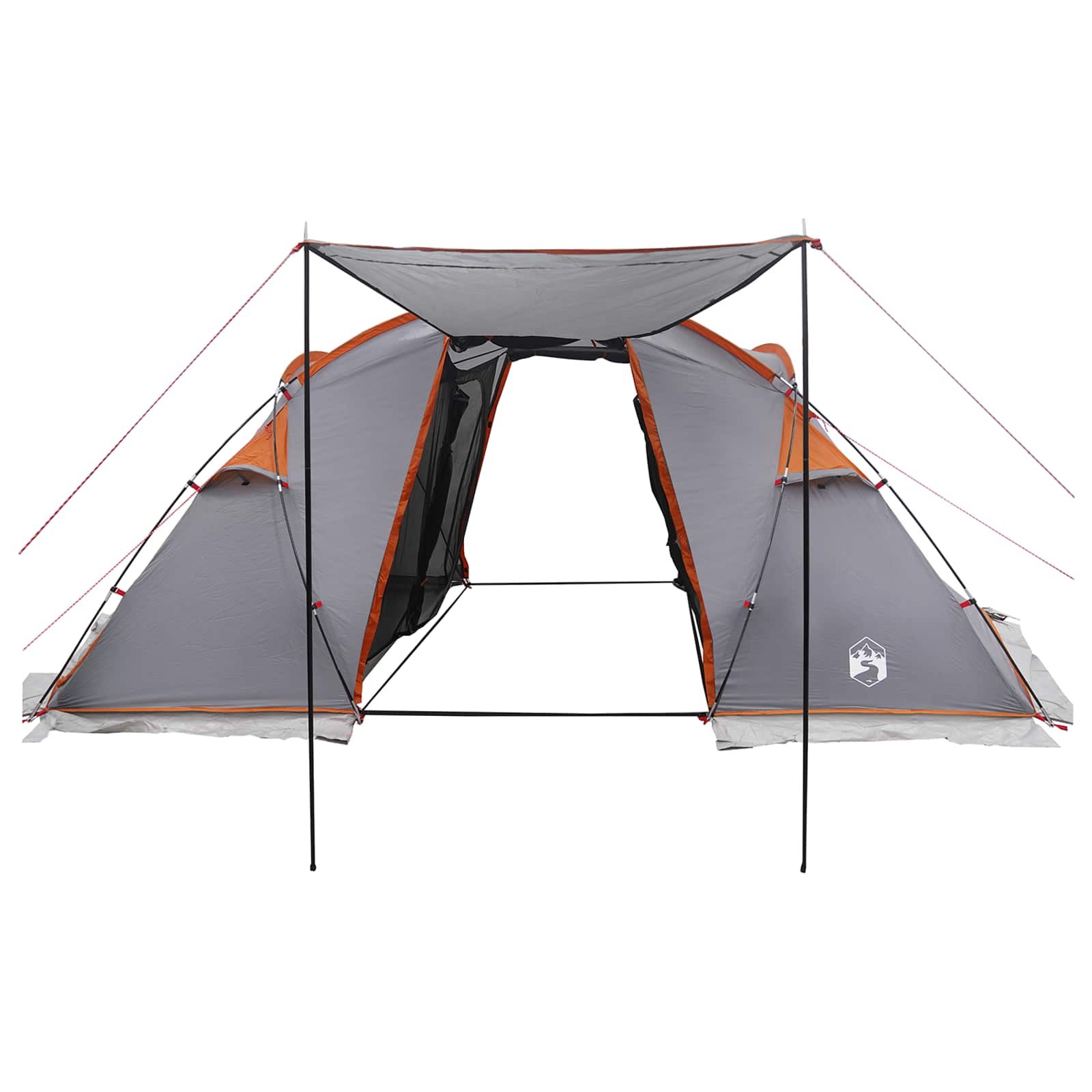 Tunneltent Grijs en Oranje 520 x 260 x 175 cm – afbeelding 4