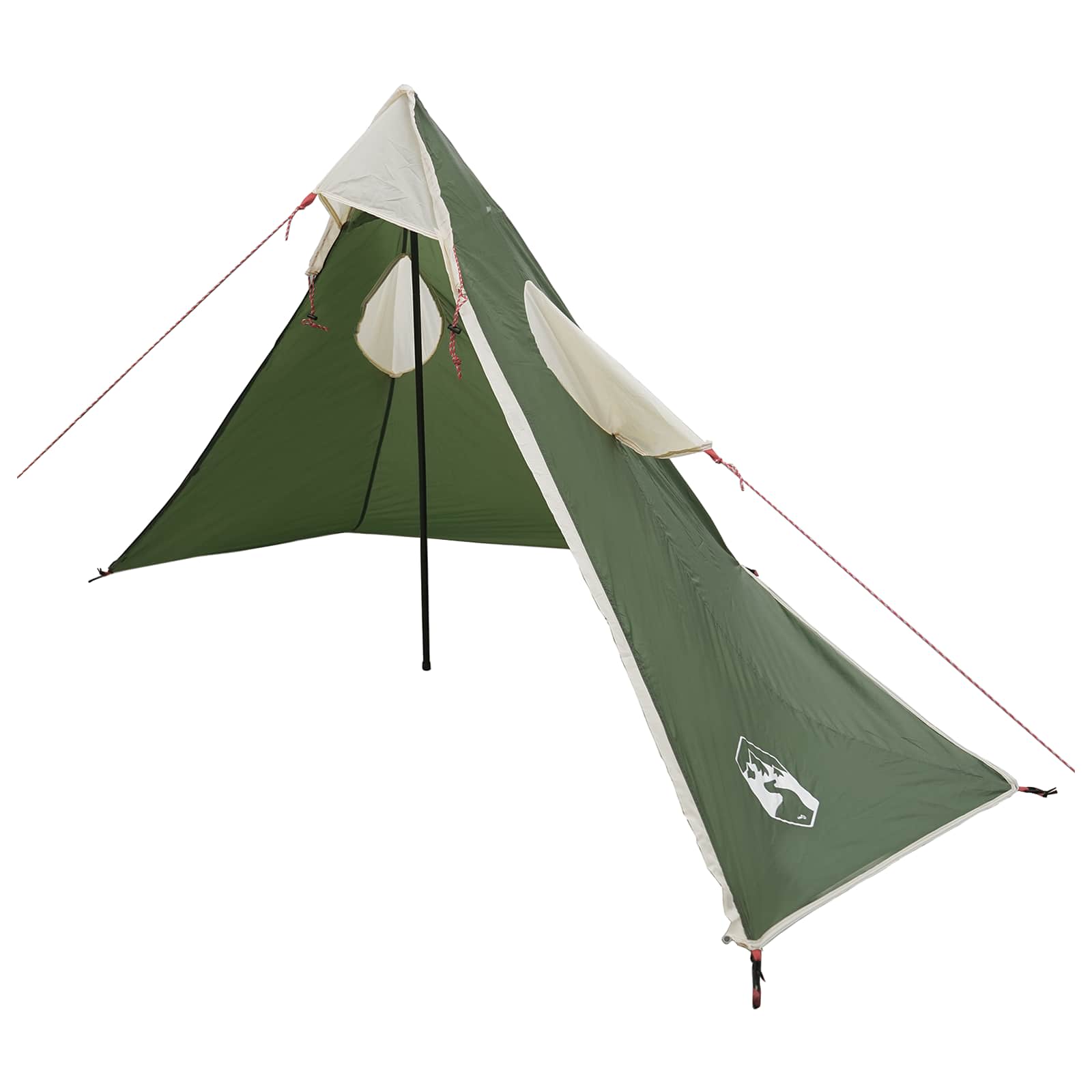 2-in-1 Regen Poncho met Kap Groen 262 x 126 x 130 cm – afbeelding 5