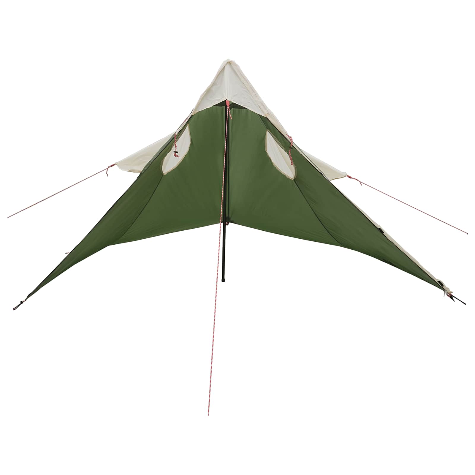 2-in-1 Regen Poncho met Kap Groen 262 x 126 x 130 cm – afbeelding 6
