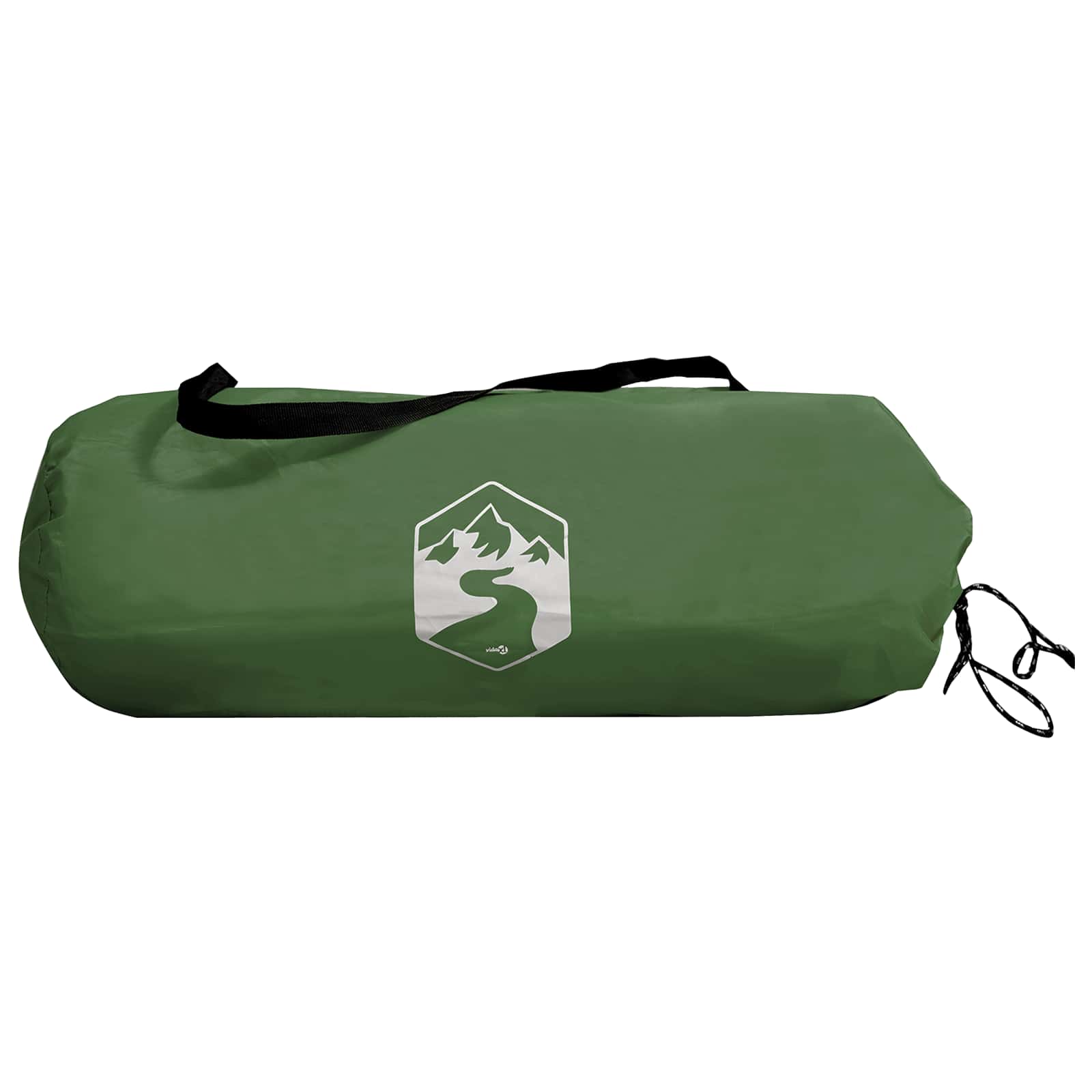 2-in-1 Regen Poncho met Kap Groen 262 x 126 x 130 cm – afbeelding 9