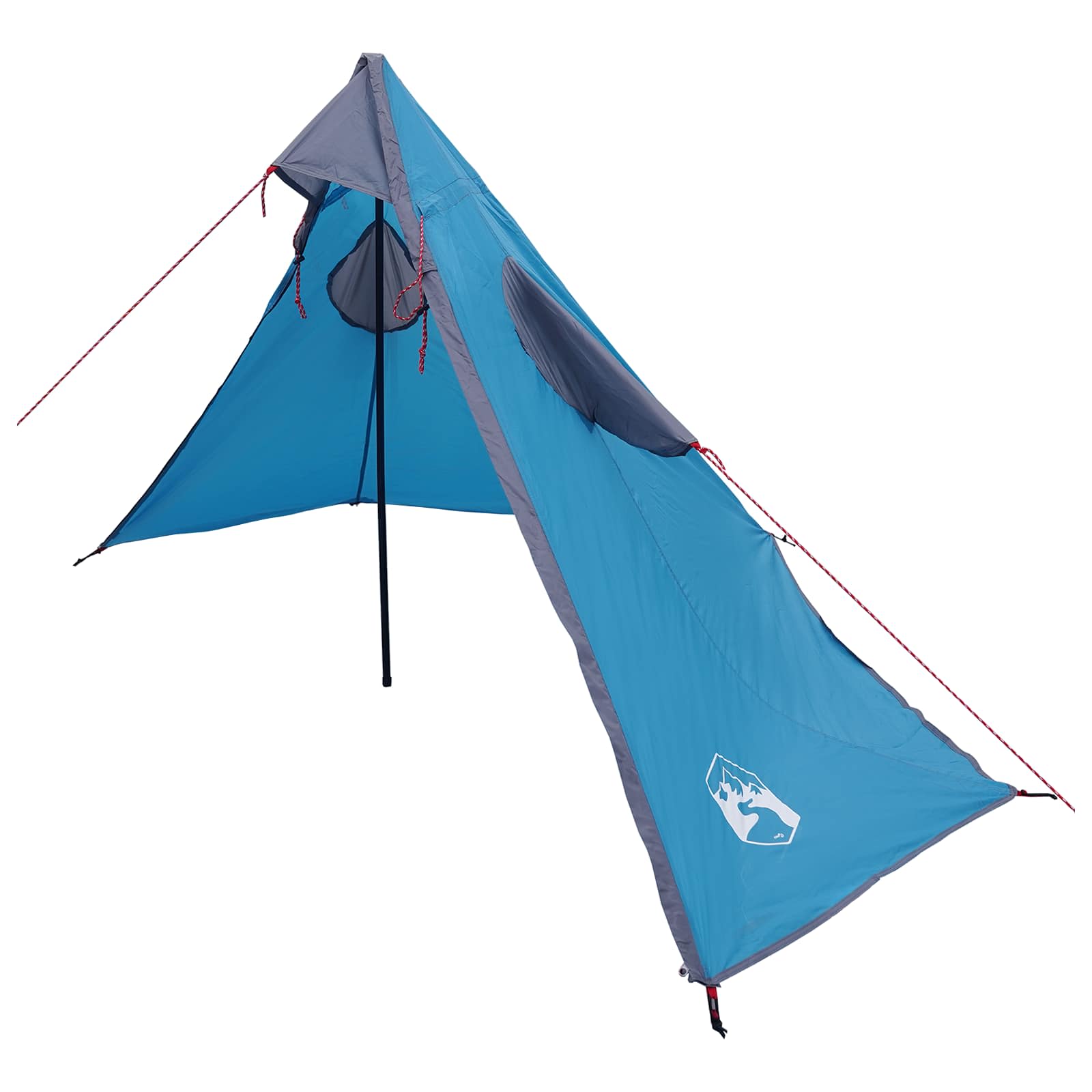 2-in-1 Regen Poncho met Kap Blauw 262 x 126 x 130 cm – afbeelding 5