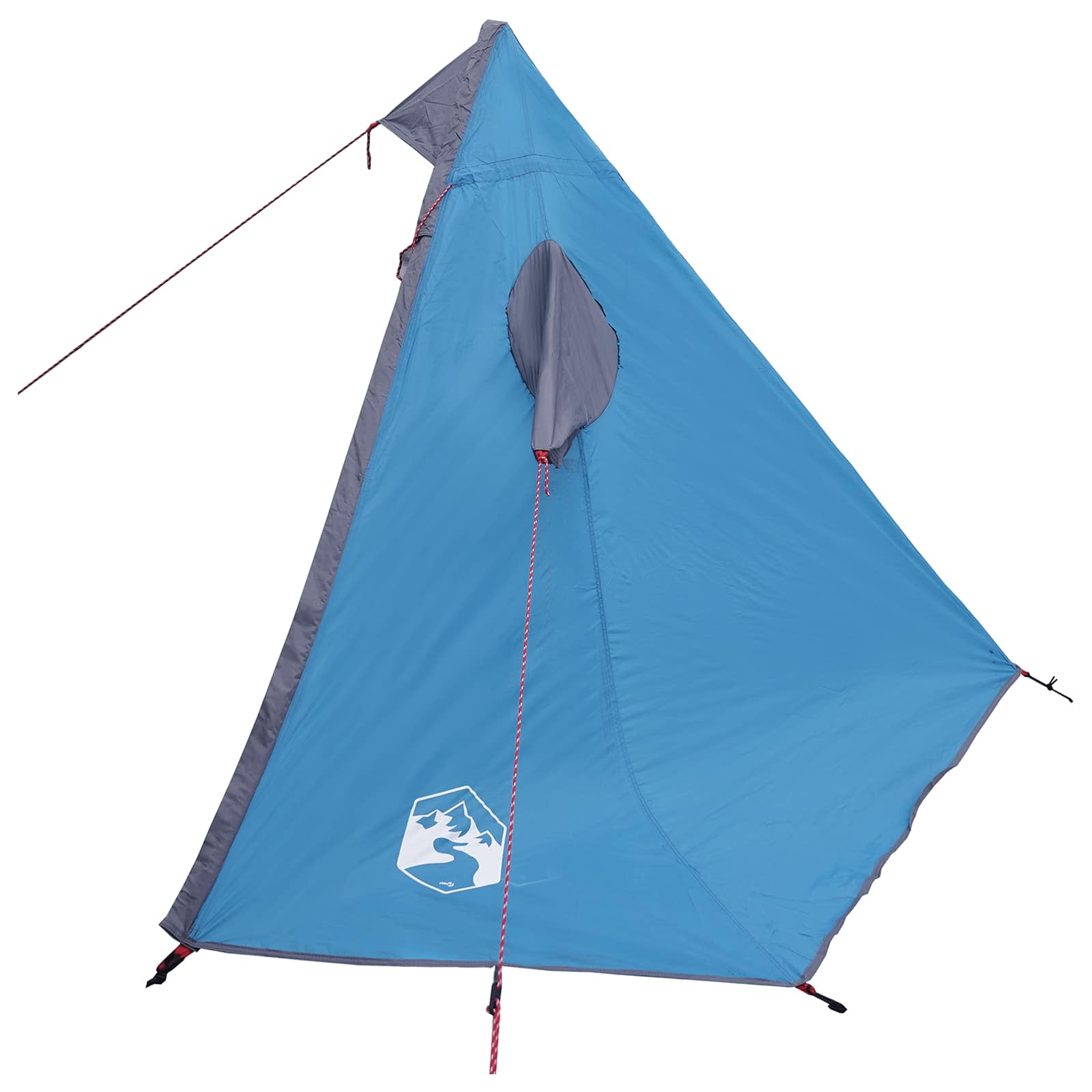 2-in-1 Regen Poncho met Kap Blauw 262 x 126 x 130 cm – afbeelding 7