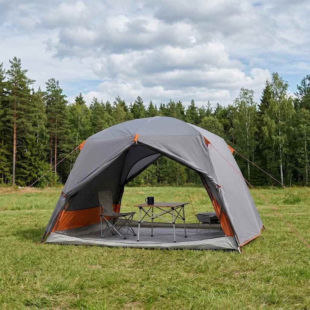 Backpacking Tent Grijs en Oranje 2-persoons