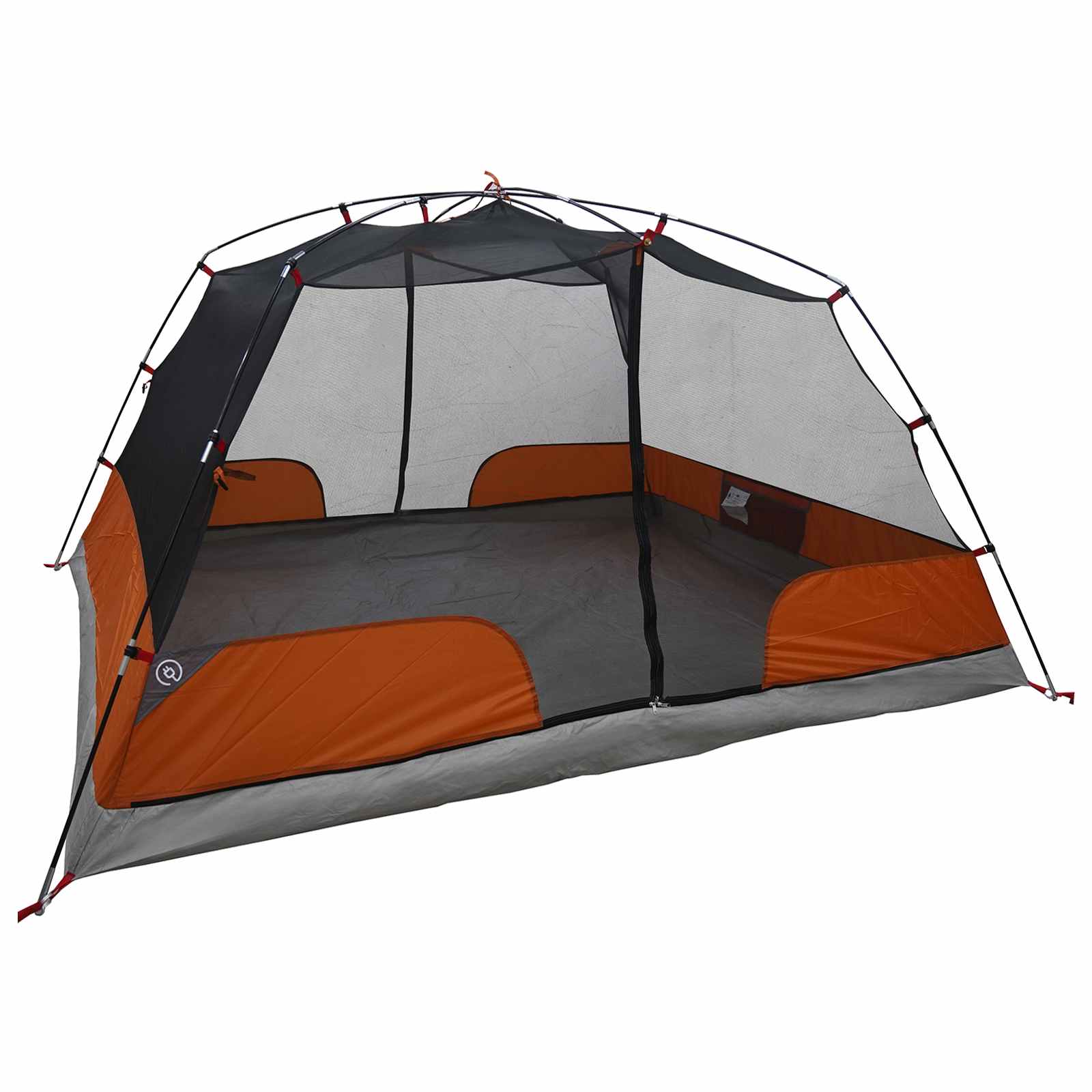 Backpacking Tent Grijs en Oranje 4-persoons – afbeelding 4