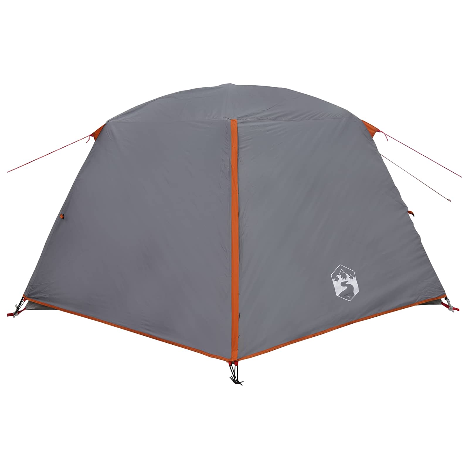 Backpacking Tent Grijs en Oranje 4-persoons – afbeelding 6