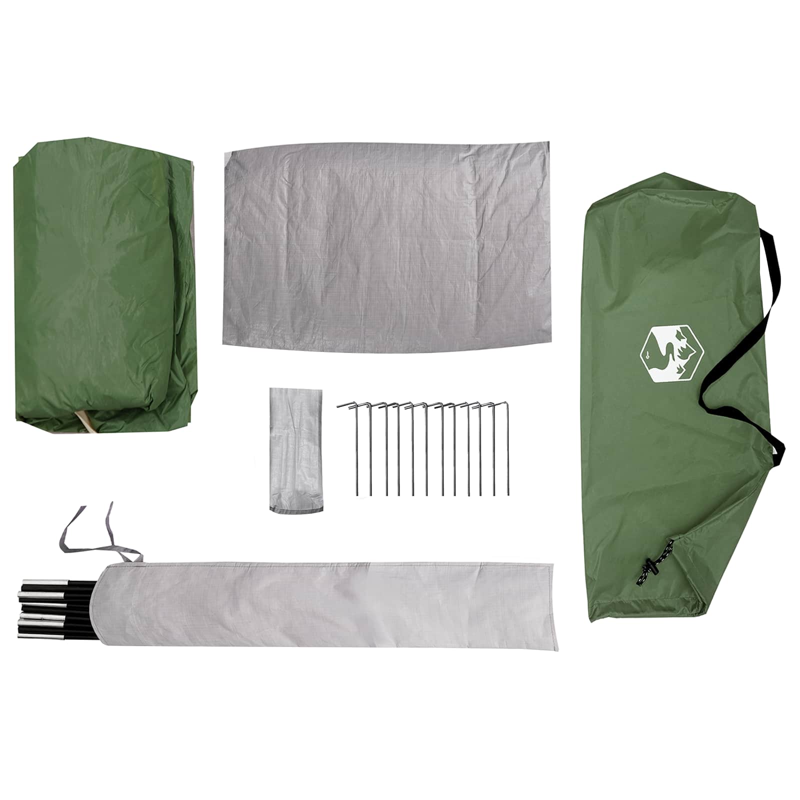Backpacking Tent Groen 222 x 85 x 125 cm – afbeelding 10