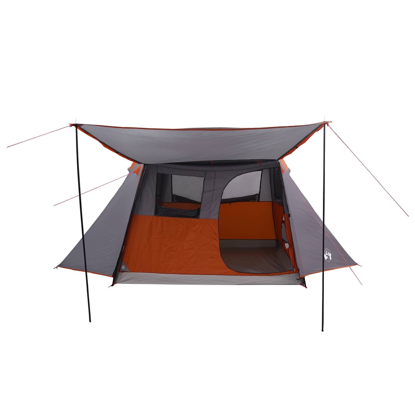 Tunneltent Grijs en Oranje 475 x 220 x 192 cm – afbeelding 4