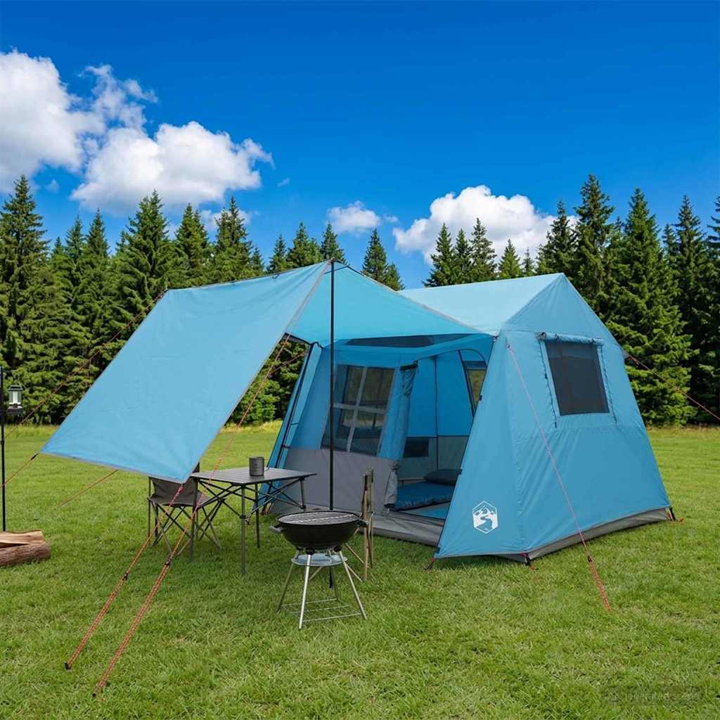 Tunneltent Blauw 275 x 240 x 200 cm – afbeelding 1