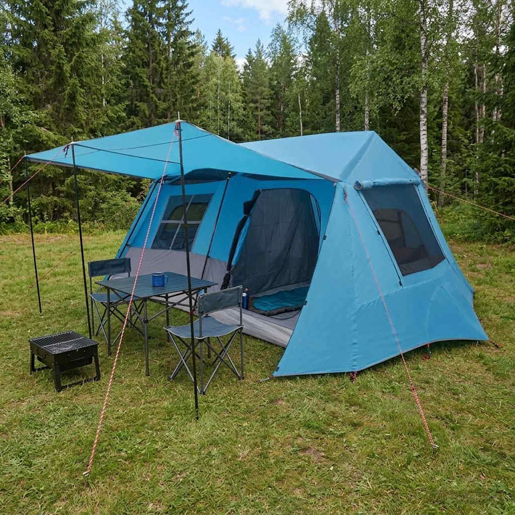 Tunneltent Blauw 400 x 278 x 182 cm