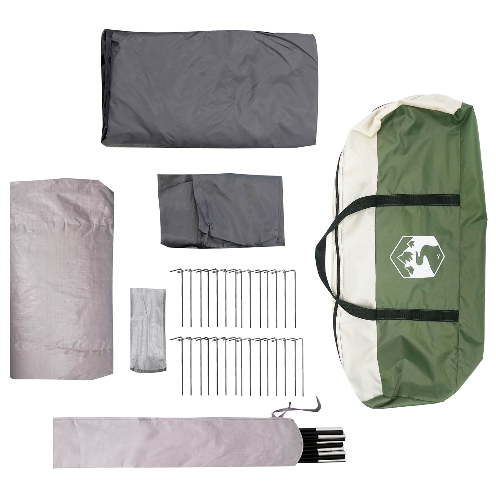 Tunneltent Groen 560 x 395 x 212 cm – afbeelding 8