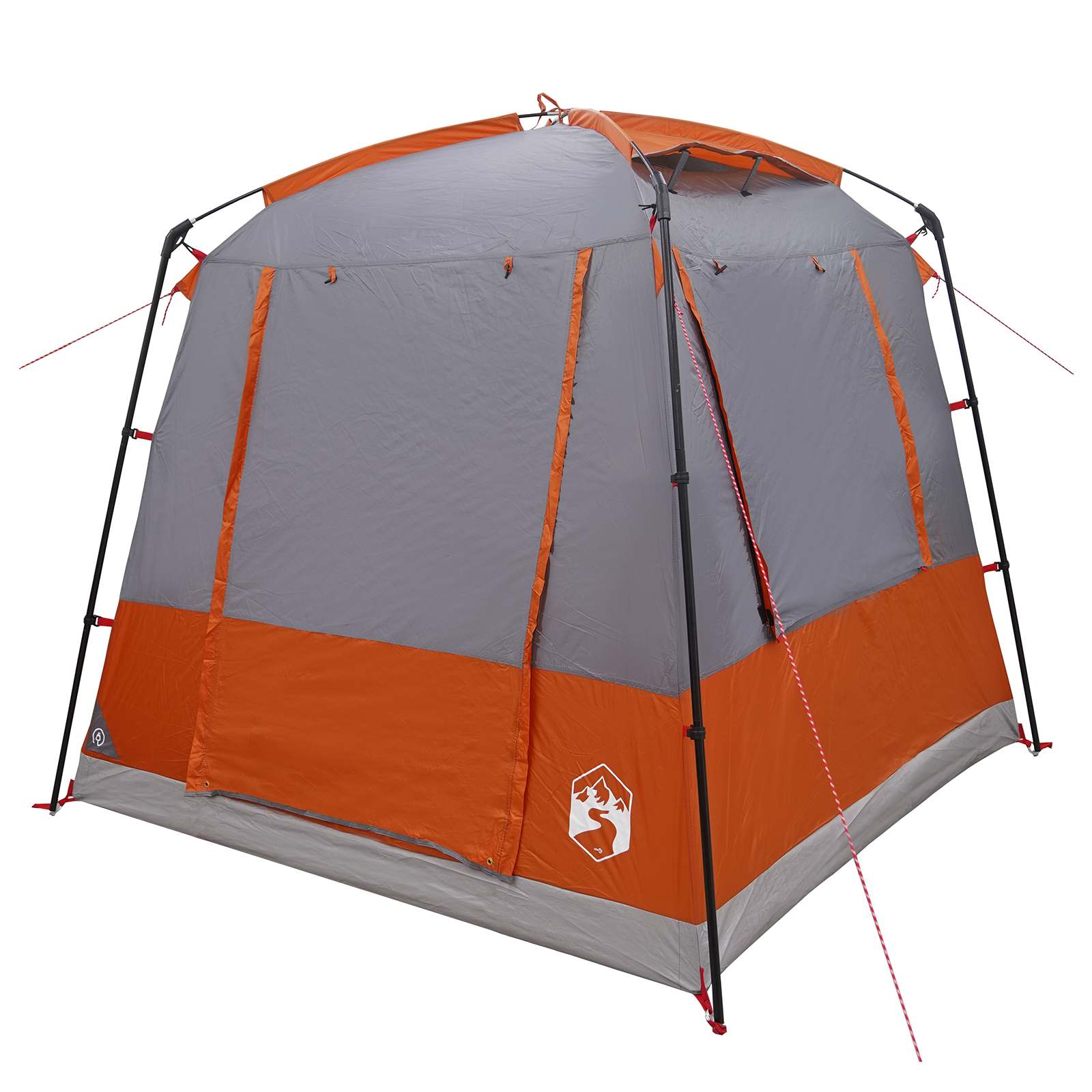 Partytent Grijs en Oranje 4-persoons – afbeelding 3