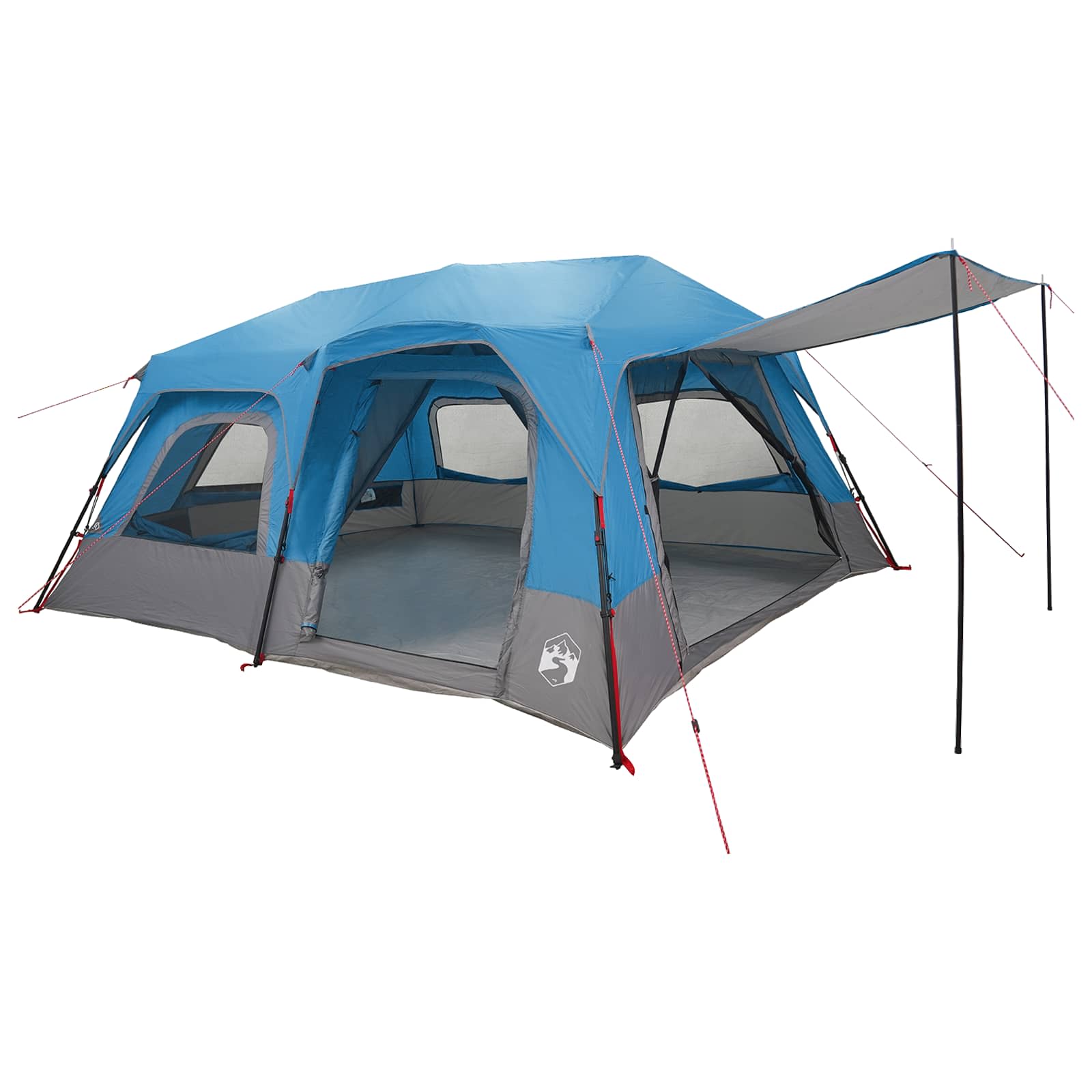 Directe Tent Blauw 10-persoons 185T Polyester met PU Coating – afbeelding 2
