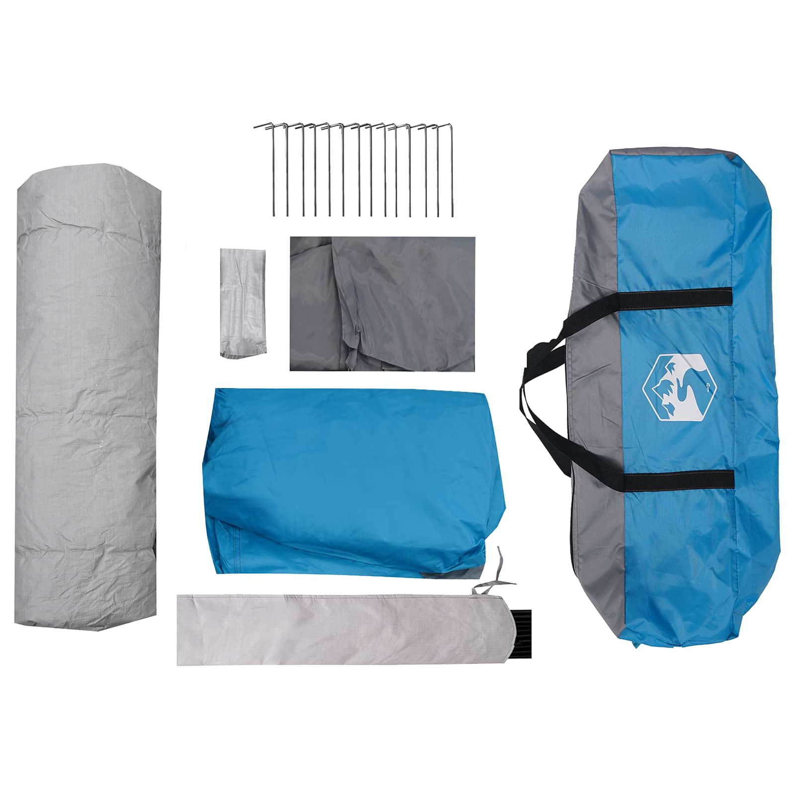 Directe Tent Blauw 10-persoons 185T Polyester met PU Coating – afbeelding 9