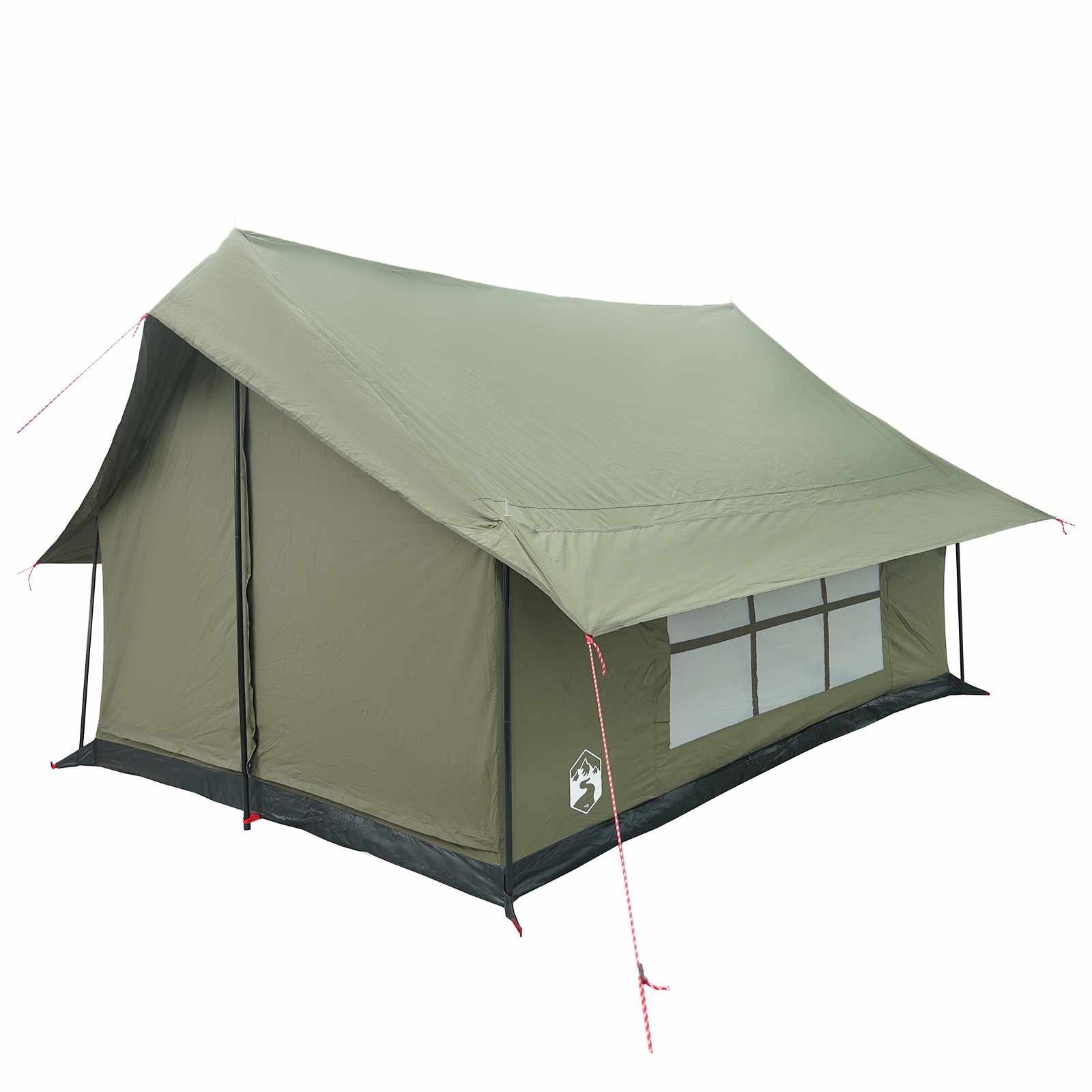 Huisje Tent Legergroen 340 x 246 x 210 cm Polykatoen – afbeelding 3