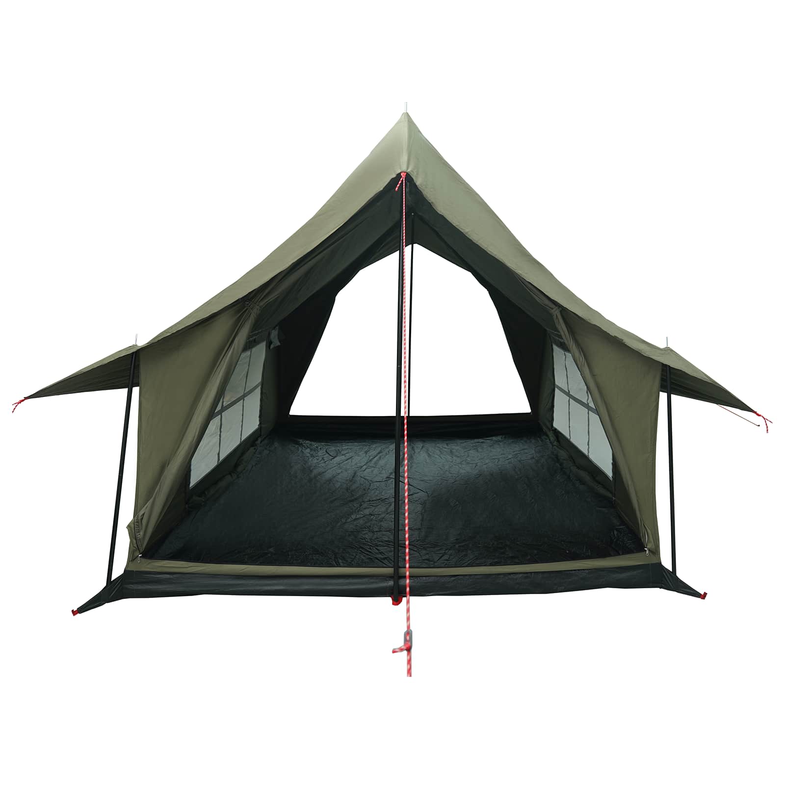 Huisje Tent Legergroen 340 x 246 x 210 cm Polykatoen – afbeelding 4