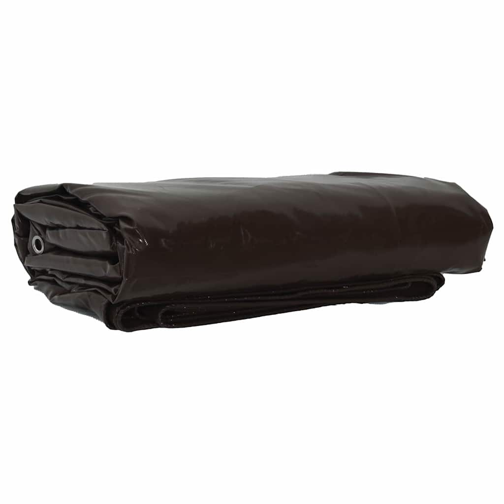 Zeil 650g / m² Bruin 1,5 x 2,5 m Canvas met PVC-coating