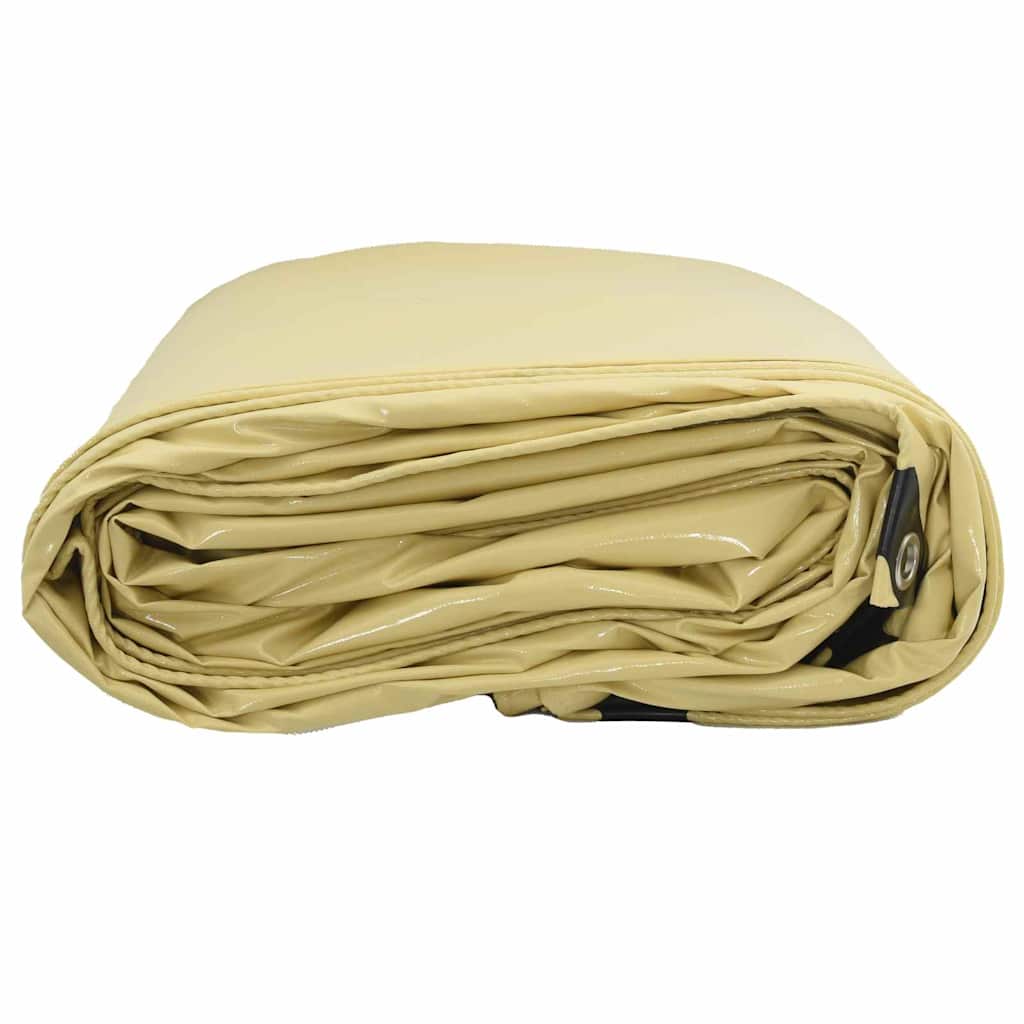 Zeil 650g / m² Beige 3 x 3 m Canvas met PVC-coating – afbeelding 4