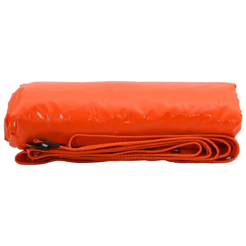 Zeil 650g / m² Oranje 1,5 x 2 m Canvas met PVC-coating – afbeelding 3