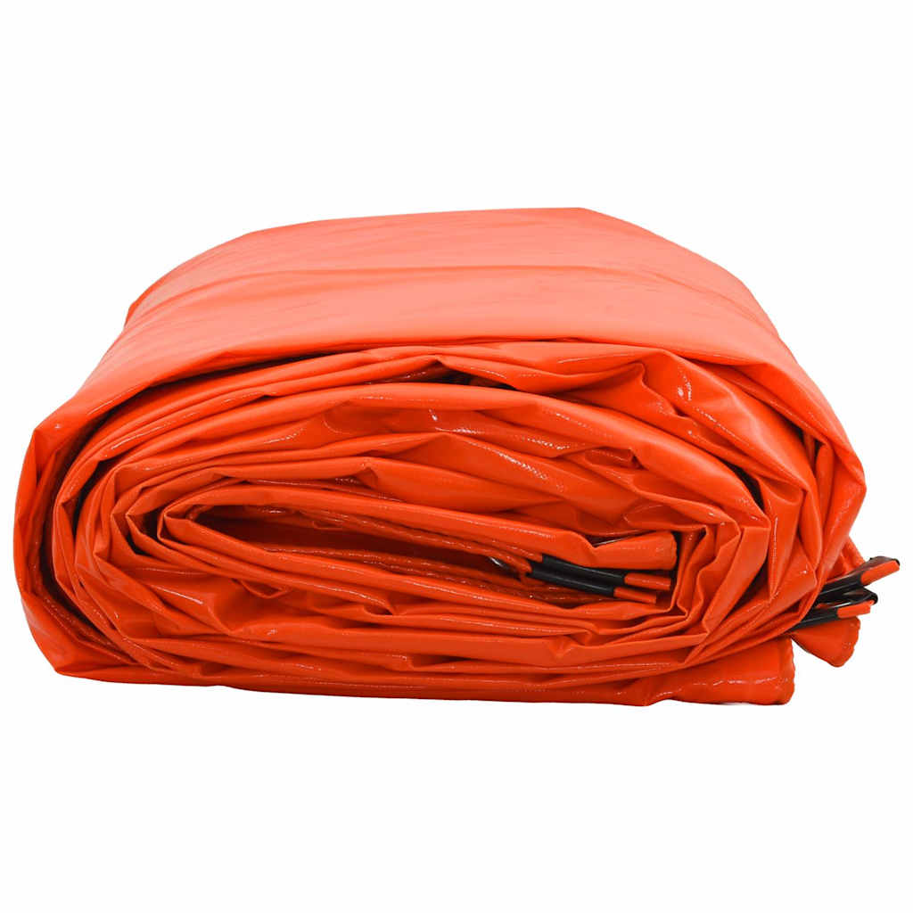 Zeil 650g / m² Oranje 1,5 x 2 m Canvas met PVC-coating – afbeelding 4