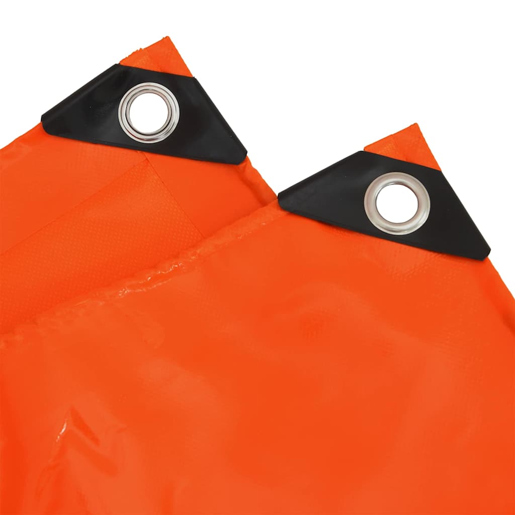 Zeil 650g / m² Oranje 1,5 x 2 m Canvas met PVC-coating – afbeelding 5