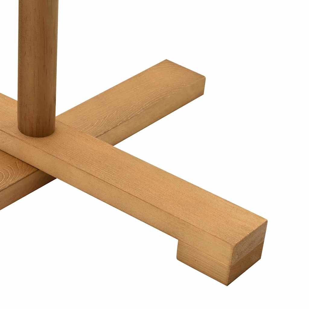 Houten kerstboom met standaard Bruin 125 cm Massief grenenhout – afbeelding 9